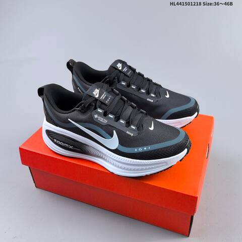 Nike Vomero 18 GTX Black White Slate Blue EU 36-46 Running Shoe - Unisex (BS-62586)
