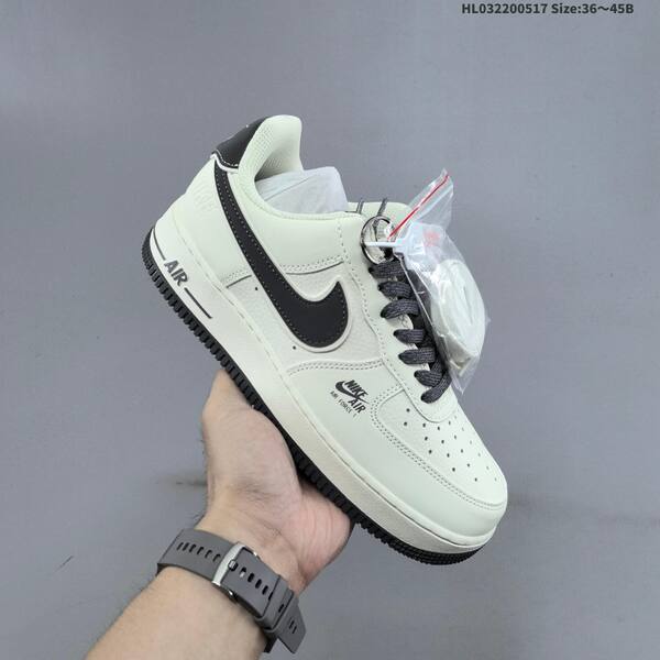 Nike Air Force 1 07 Low white grey black EU 36-45 sneaker