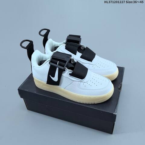 Nike Air Force 1 Utility Red Black Gum White EU 36-45 Sneaker - Unisex (BS-62394)