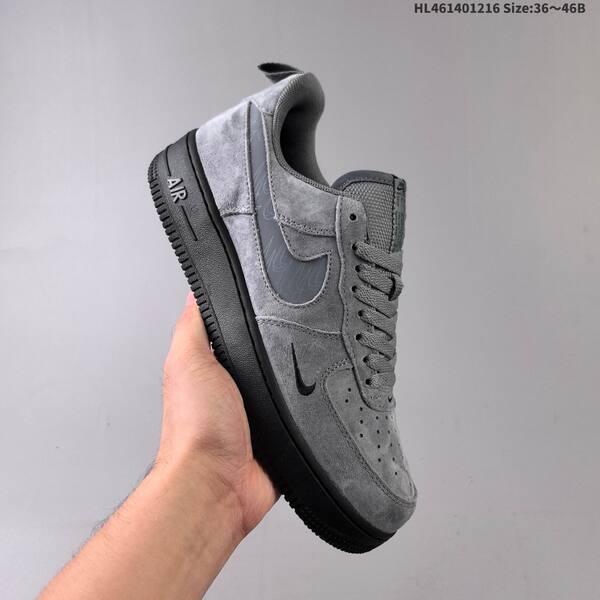Nike Air Force 1 Low grey black white dark blue EU 36-46 sneaker