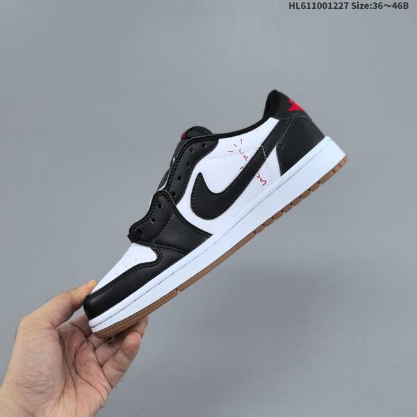Nike Air Jordan 1 Low x Travis Scott black/red/white 36~46 lifestyle