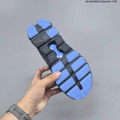 On Cloud X 4 Dark Grey Black Blue EU 39-47 Running Shoe Running Sneakers - Unisex (BS-69558)