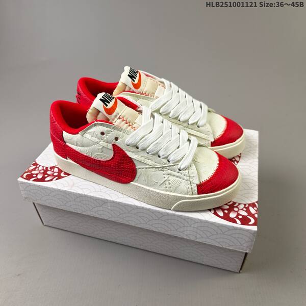 Nike Blazer Low 77 JUMBO white black red beige EU 36-45 skate shoe
