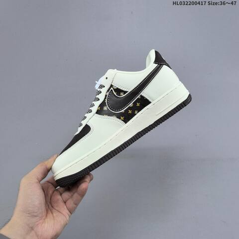 Nike Air Force 1 07 LV8 Light Grey Off White Black Silver EU 36-47 Sneaker - Unisex (BS-60688)