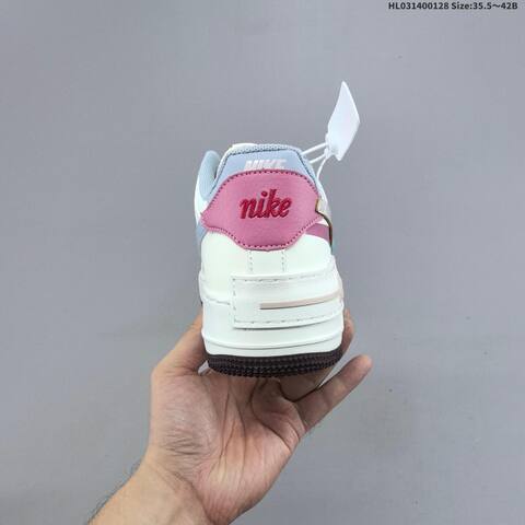 Nike Air Force 1 Shadow Sail Light Blue Pink Brown EU 35 5-42 Sneaker - Unisex (BS-61712)