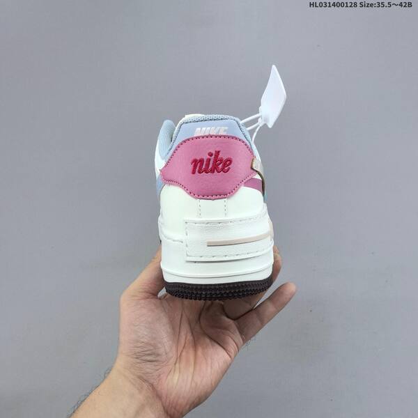 Nike Air Force 1 Shadow sail light blue pink brown EU 35 5-42 sneaker