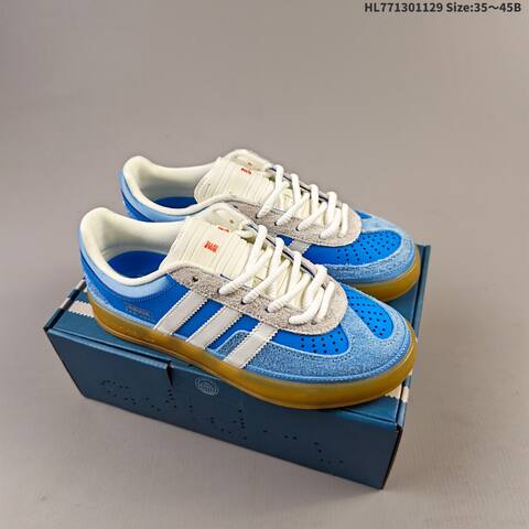 Adidas Bad Bunny x Gazelle Indoor Blue White Grey Gum EU 35-45 Skate Shoe - Unisex (BS-65402)