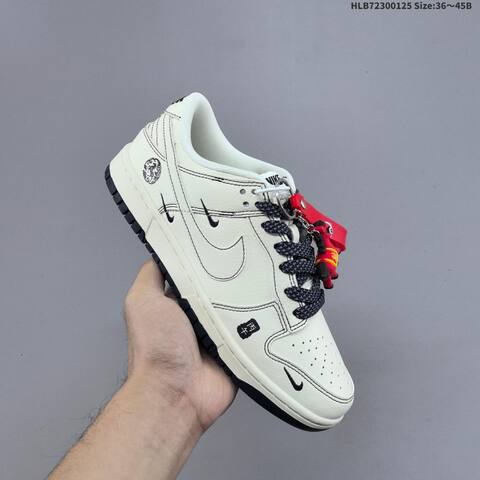 Nike Dunk SB Low Off White Black Red EU 36-45 Skate Shoe - Unisex (BS-61770)