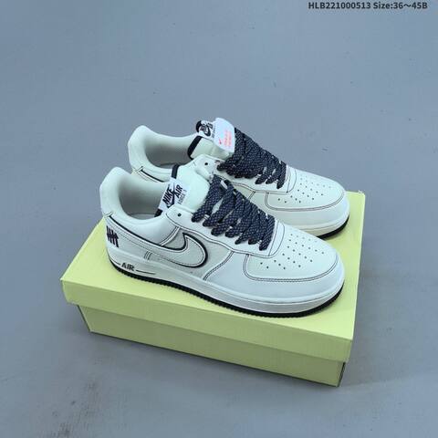 Nike Air Force 1 07 Low White Black Green EU 36-45 Sneaker - Unisex (BS-60348)
