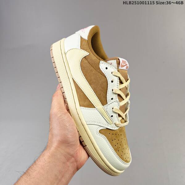 Nike Air Jordan 1 Low pink/white/cream 36~46 casual