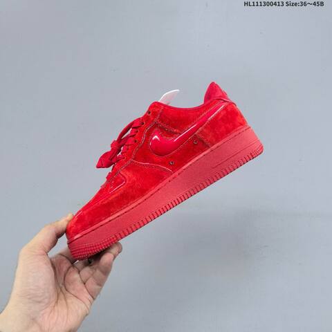 Nike Air Force 1 07 Low All Red EU 36-45 Sneaker - Unisex (BS-60773)