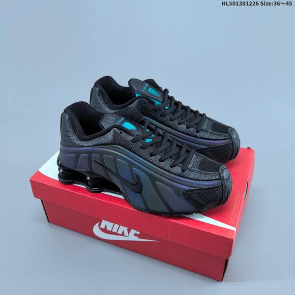 Nike Shox R4 Black Purple Teal EU 36-45 running shoe