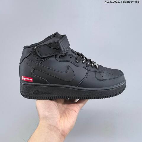 Nike Air Force 1 Mid 07 Supreme FZ8784 White Black Red EU 36-45 Sneaker - Unisex (BS-61792)