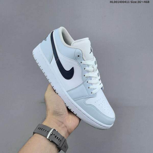 Jordan Air Jordan 1 Low white/light blue/navy 36~46B casual