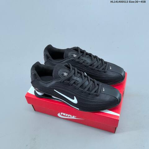 Nike Shox Z HQ7541-001 Black White EU 36-45 Running Shoe - Unisex (BS-60338)