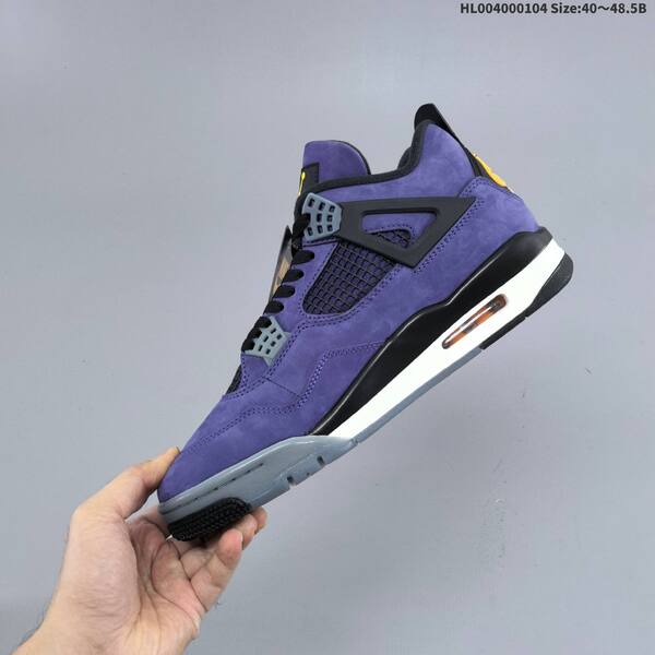 Jordan Air Jordan 4 Retro OG Imperial Purple/Black/Grey/Yellow EU 40-48.5 basketball