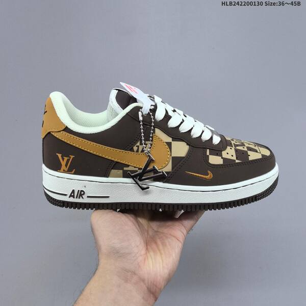 Nike Air Force 1 07 LV8 brown white olive EU 36-45 sneaker