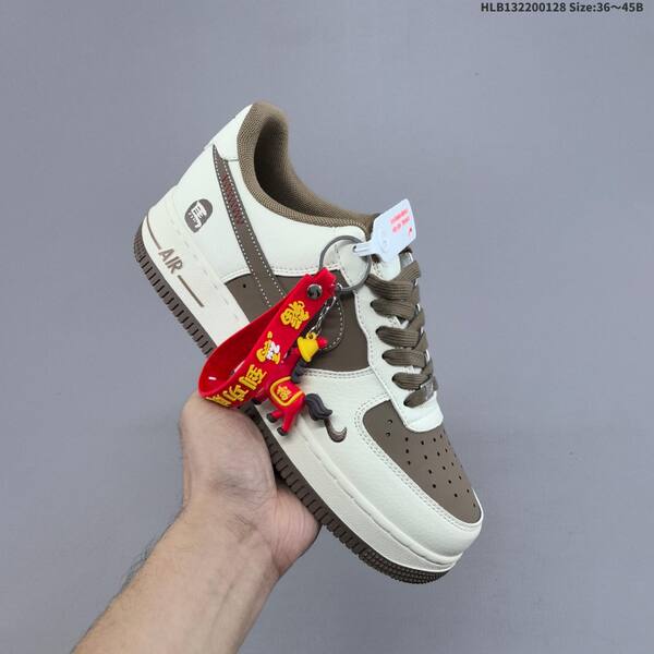 Nike Air Force 1 07 LV8 White Brown Red Blue EU 36-45 sneaker