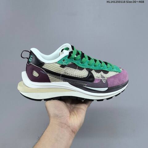 Nike Sacai x Nike VaporWaffle SP 3 0 Yellow Green Black White Purple EU 36-46 Sneaker - Unisex (BS-61913)