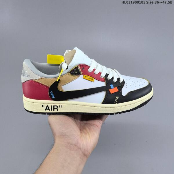 Jordan Air Jordan 1 Low x Travis Scott Reverse Mocha / white / black / blue / red 36~47.5 lifestyle