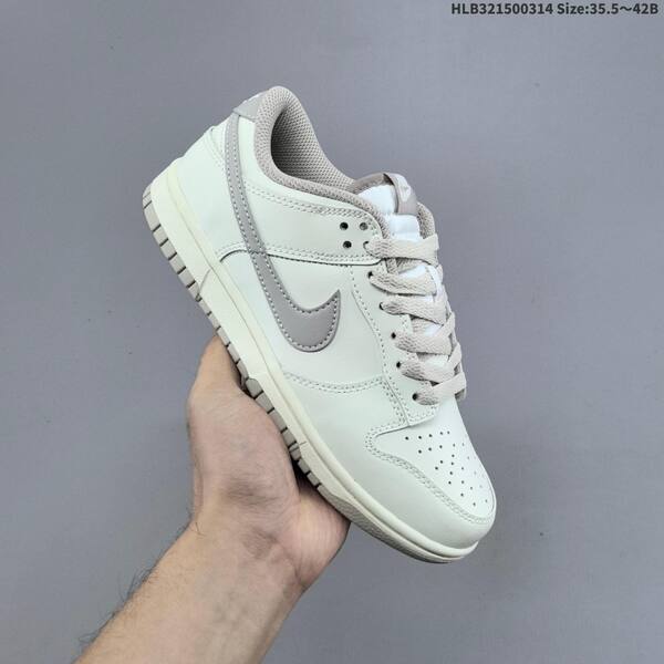 Nike SB Dunk Low off white light grey sail 35 5 42 skate shoe