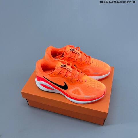 Nike Air Zoom Structure 26 Light Grey Purple Black Orange EU 36-45 Running Shoe - Unisex (BS-60052)
