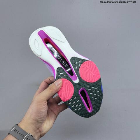 Nike Air Zoom Alphafly Next 3 Purple White Blue Pink EU 36-45 Running Shoe - Unisex (BS-61123)