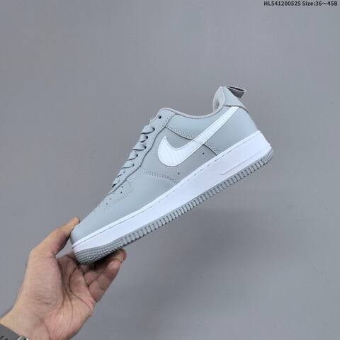 Nike Air Force 1 07 Grey White Black EU 36-45 Sneaker - Unisex (BS-60152)