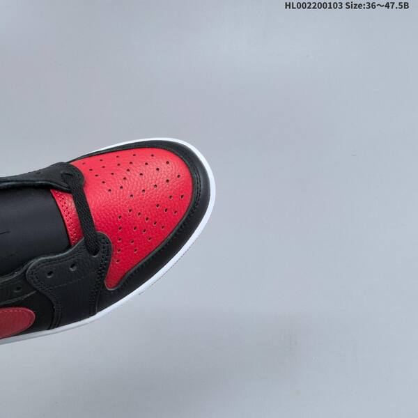 Nike Air Jordan 1 Low OG black/red/white 36~47.5 basketball