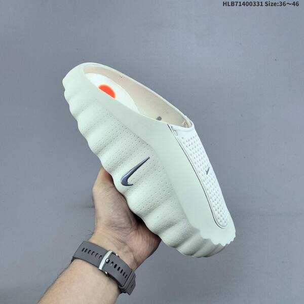 Nike Mind 001 Recovery Slide light beige bright red silver orange EU 36-46 slides