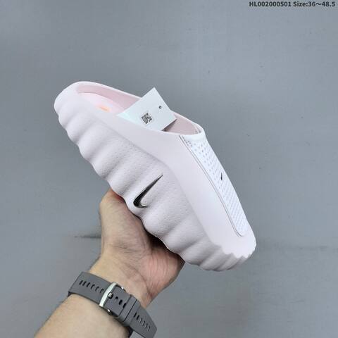 Nike Mind 001 Pregame Mule Light Pink White Silver Black EU 36-48 5 Slides - Unisex (BS-60557)