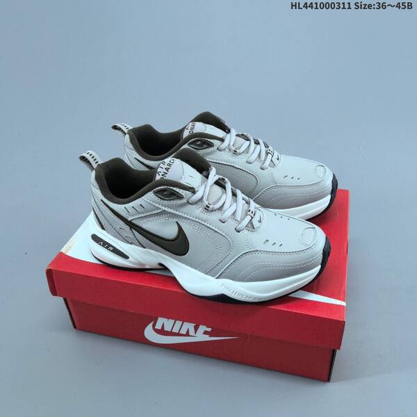 Nike Air Monarch IV white black red EU 36-45 training shoe