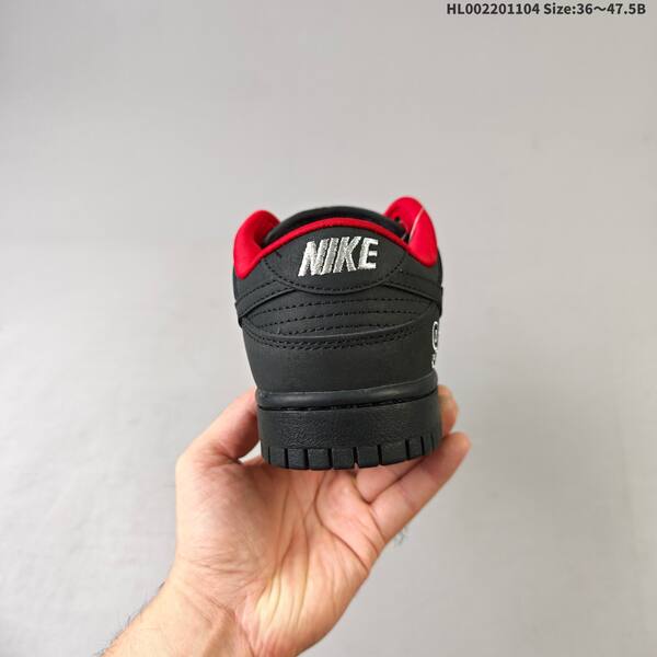 Nike SB Dunk Low Pro black red white EU 36-47 5 skate shoe
