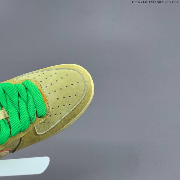 Nike Air Force 1 Low khaki bright green pale yellow orange EU 36-45 sneaker