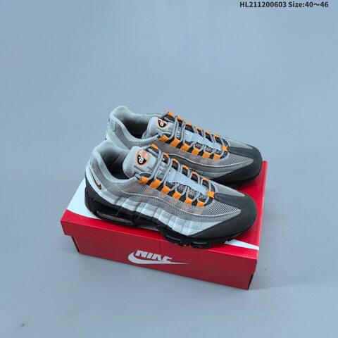 Nike Air Max 95 Black Red Orange Yellow Grey EU 40-46 Sneaker - Men's (BS-59999)