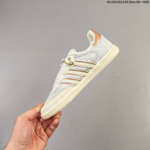 Adidas Samba Vegan OG SPD JR0035 cream white silver rose gold EU 36-45 skate
