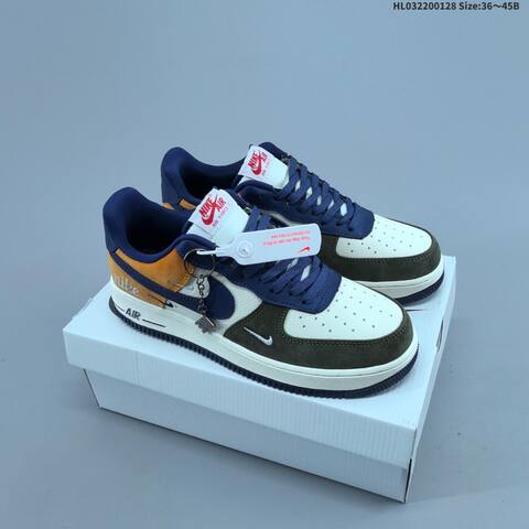 Nike Air Force 1 07 LV8 Light Gray Dark Gray Cream EU 36-45 Sneaker - Unisex (BS-61711)