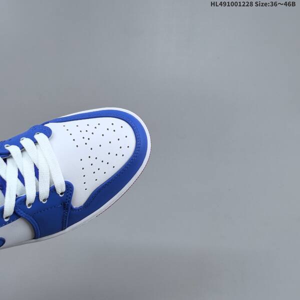 Jordan Air Jordan 1 Low royal blue/white/red 36~46 basketball