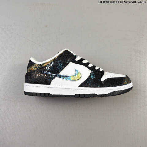Nike SB Dunk Low Black White EU 40-46 Skate Shoe - Men's (BS-63518)