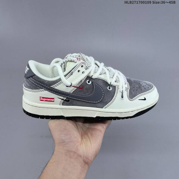 Nike SB Dunk Low off white dark grey red EU 36-45 skate shoe