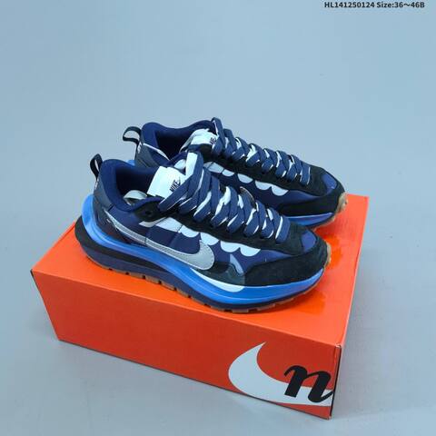Nike Sacai x Nike VaporWaffle 3 0 Navy Black Blue White Gum EU 36-46 Sneaker - Unisex (BS-61781)