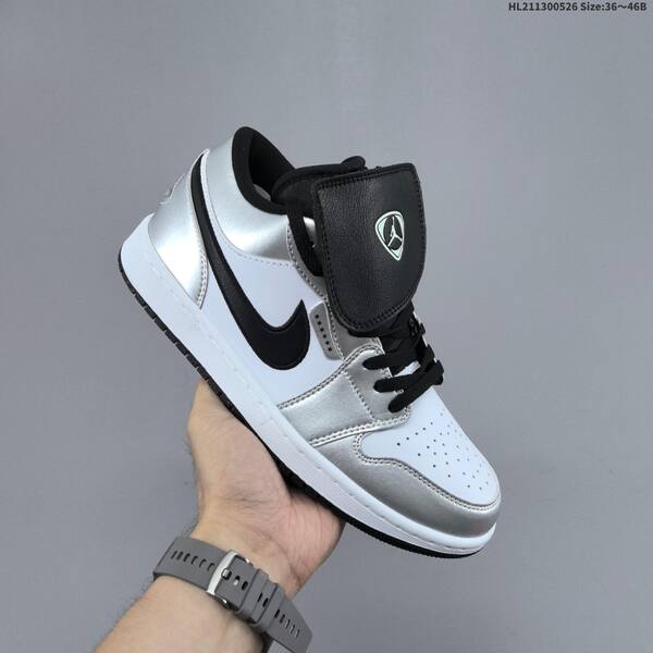 Jordan Air Jordan 1 Low SE silver/white/black 36~46B casual