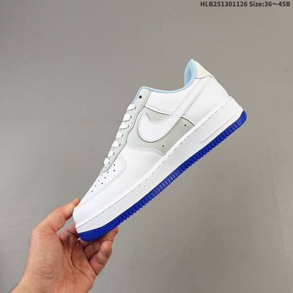 Nike Air Force 1 Low White Grey Blue Purple Beige EU 36-45 sneaker