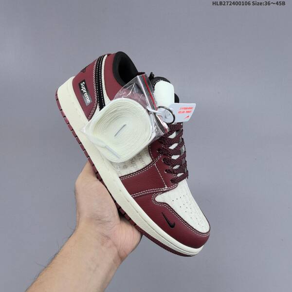 Jordan Air Jordan 1 Low burgundy/white/black EU 36-45 lifestyle