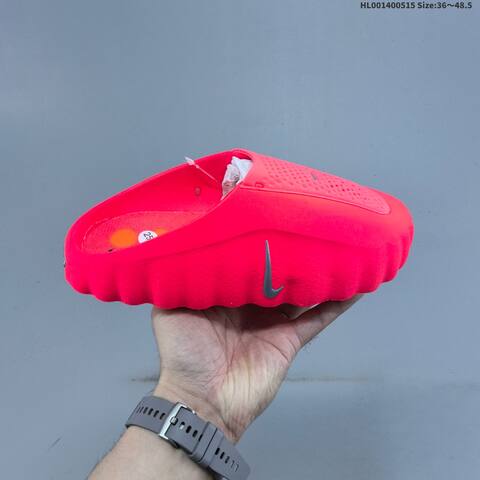 Nike Mind 001 Black Bright Red Grey EU 36-48 5 Slides - Unisex (BS-60336)