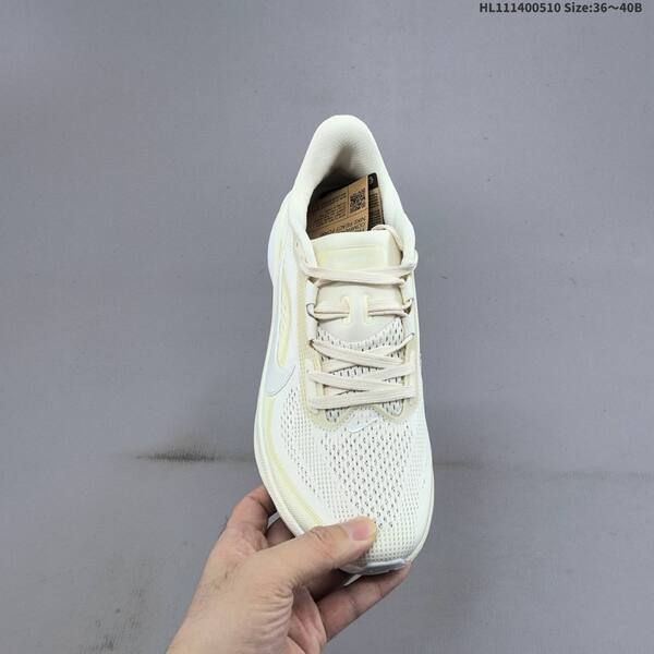 Nike Air Zoom Pegasus 42 cream white pale yellow EU 36-40 running shoe