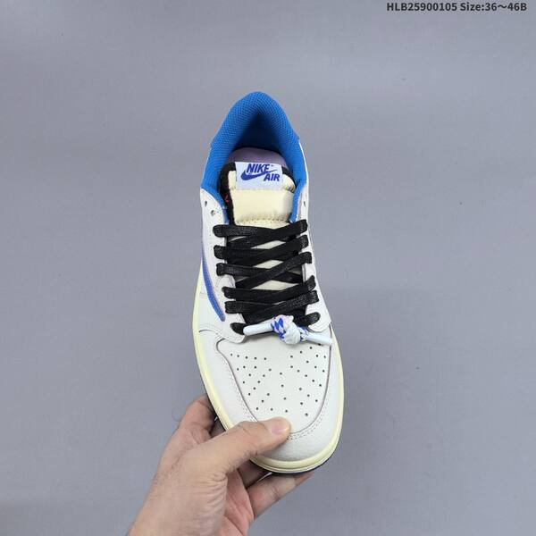 Nike Air Jordan 1 Low OG white/blue/black 36~46 casual