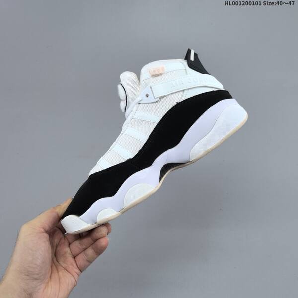 Jordan Air Jordan 6 Rings white/black 40~47 basketball