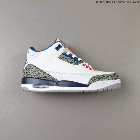 Jordan Air Jordan 3 Retro Silver Anniversary AIR JORDAN 3 1987 1988 35 MV Lifestyle - Women's (BS-67831)