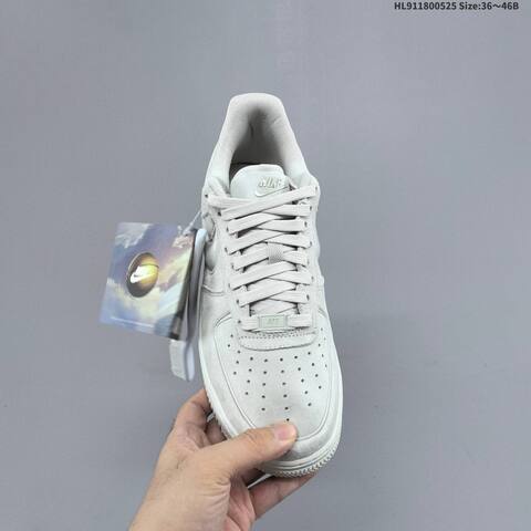 Nike Air Force 1 07 HV4406-001 Light Grey Off White EU 36-46 Sneaker - Unisex (BS-60132)